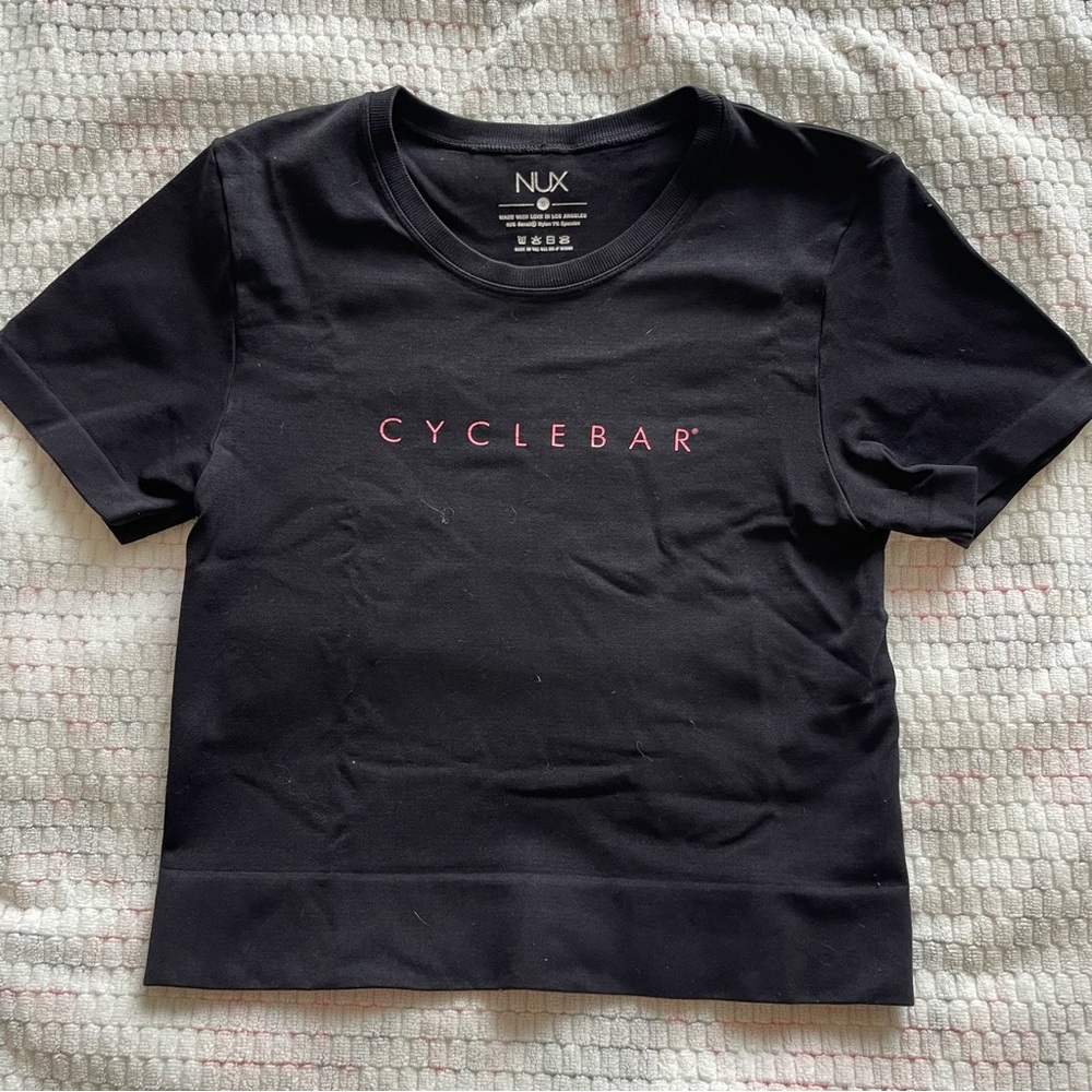 Cyclebar Black Crop Top
